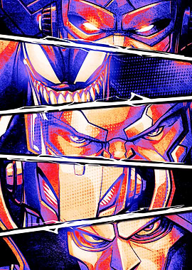 Faces of Supervillains