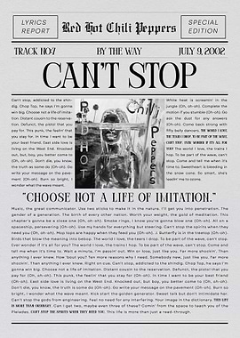 Red Hot Chili Peppers - Can't Stop