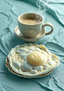 Creamy Morning Egg & Coffee