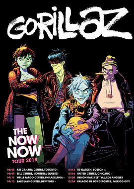 Gorillaz The Now Now Tour 2018