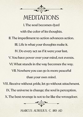 Meditations by Marcus Aurelius Quotes