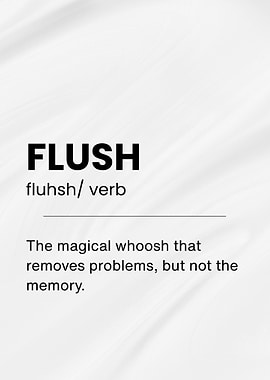 Flush Funny Definition
