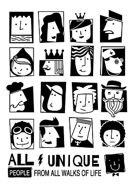 Diverse People Illustration