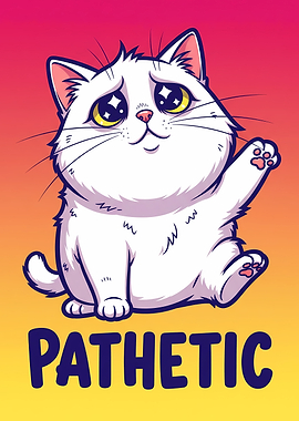 Pathetic Cat Cartoon