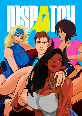 Dispatch Characters Illustration