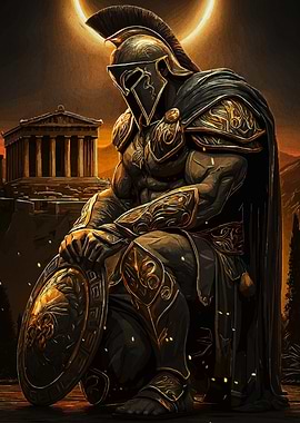 Spartan Warrior Shield Helmet