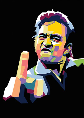 Johnny Cash Pop Art Portrait