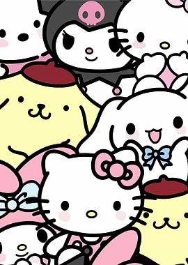 Sanrio Characters Collage