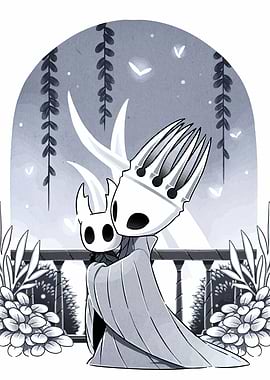 Hollow Knight characters illustration