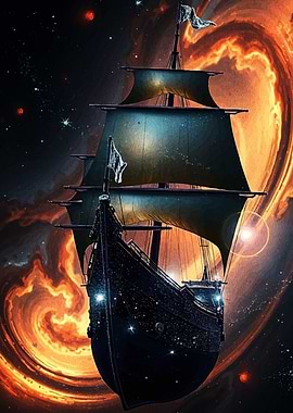 Space Sailing Ship