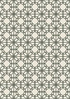 Geometric Pattern with Interlocking Shapes