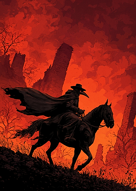 Plague Doctor Horseback