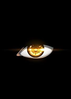 Golden Eye in the Dark