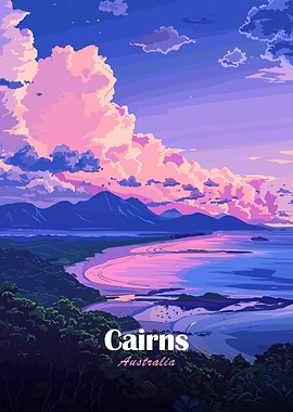 Cairns, Australia: Coastal Anime Landscape