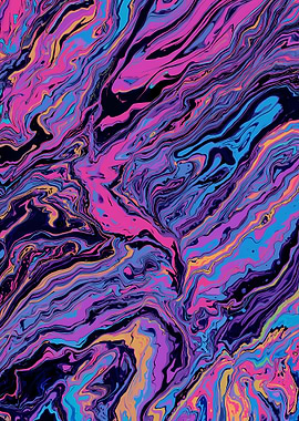 Abstract Swirls of Color