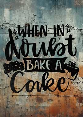 When in Doubt, Bake a Cake