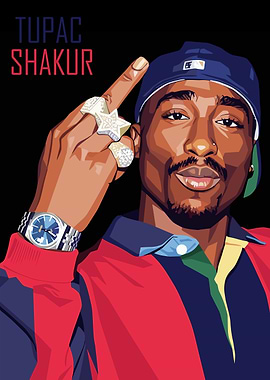 Tupac Shakur Portrait