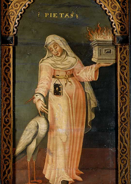 Pietas Allegorical Painting