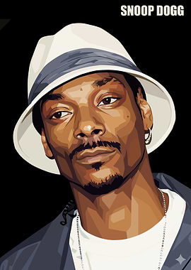 Snoop Dogg Portrait Illustration