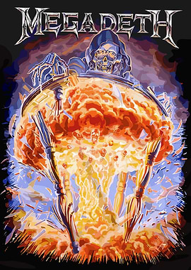 Megadeth Album Art with Grim Reaper