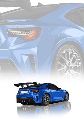 Subaru BRZ STI Performance blue
