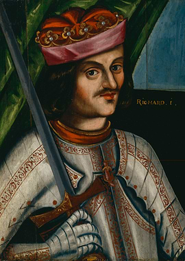 Richard I Portrait with Sword