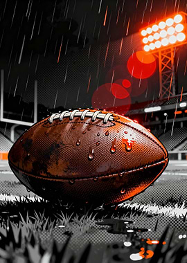 Football in the Rain