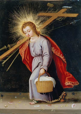 Religious Painting of Young Jesus