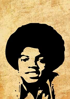 Michael Jackson Silhouette Art