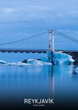 Reykjavik, Iceland: Icebergs and Bridge