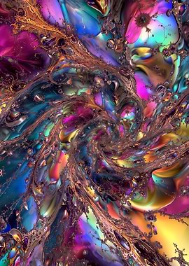 Colorful Abstract Swirl