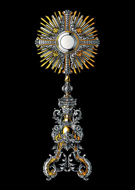 Ornate Catholic Monstrance