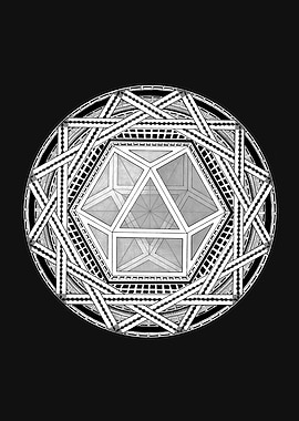 Polyhedron Gate – Geometric Mandala
