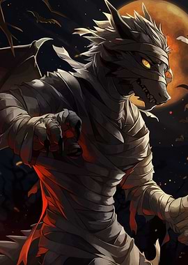 Dragon Mummy Halloween Night