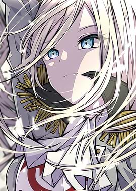 Anime Girl in Military Uniform