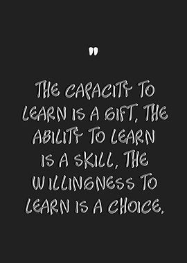 Learning Capacity Quote
