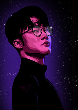 Nerd Faker Portrait in Space