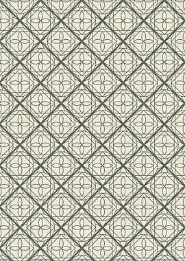 Geometric Floral Pattern