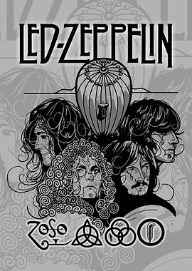 Led Zeppelin Band Art
