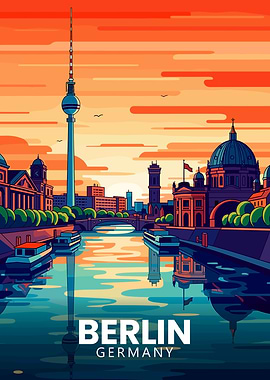Berlin, Germany Cityscape Travel
