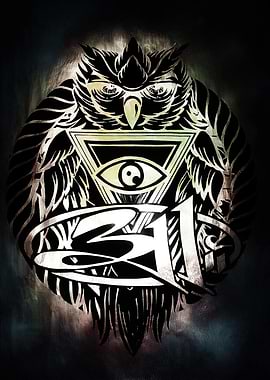 311 Band Logo with Owl and Eye