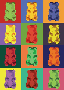 Gummy Bears Pop Art