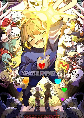 Undertale characters illustration