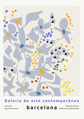 Contemporary art gallery Barcelona design and interior