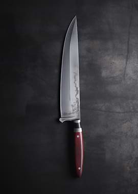 Chef's Knife Red Handle