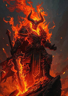 Fiery Demon Knight