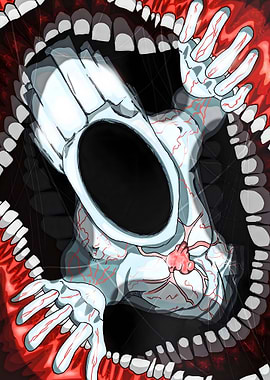 Horror Mouth Illustration