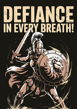 Defiance in Every Breath Warrior