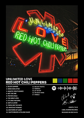 Red Hot Chili Peppers - Unlimited Love album cover