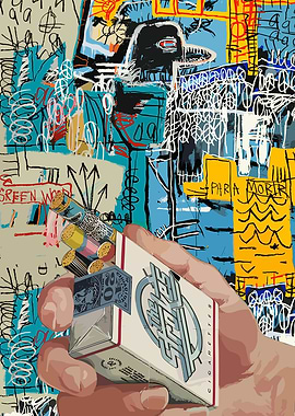 Abstract Cigarette Pack Art The Strokes Music Album